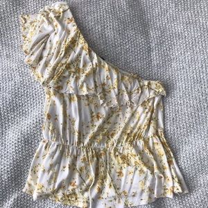 H&M One Shoulder Top! Size Small!